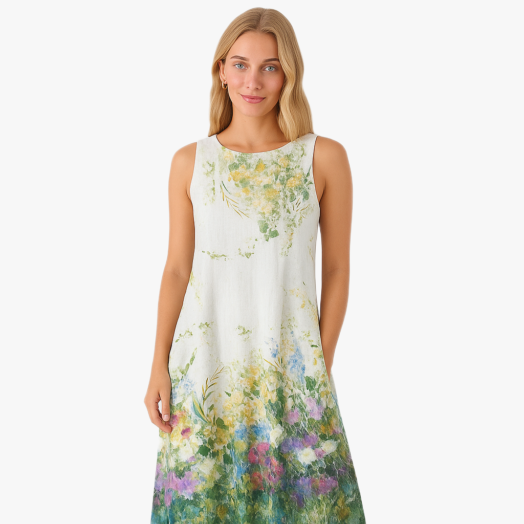 Floral A-Line Summer Dress for Women
