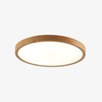 ZenHalo: LED Deckenleuchte mit Holzrahmen – Flache Deckenlampe im Japandi Design - Image 6