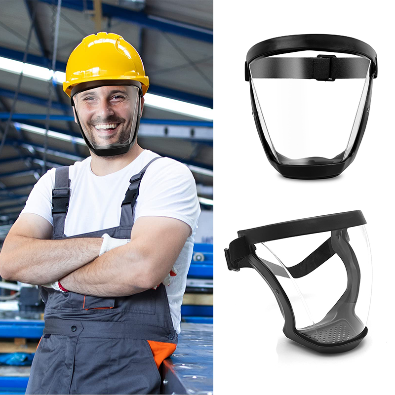 Full Face Protective Shield Anti-Fog Safety Visor
