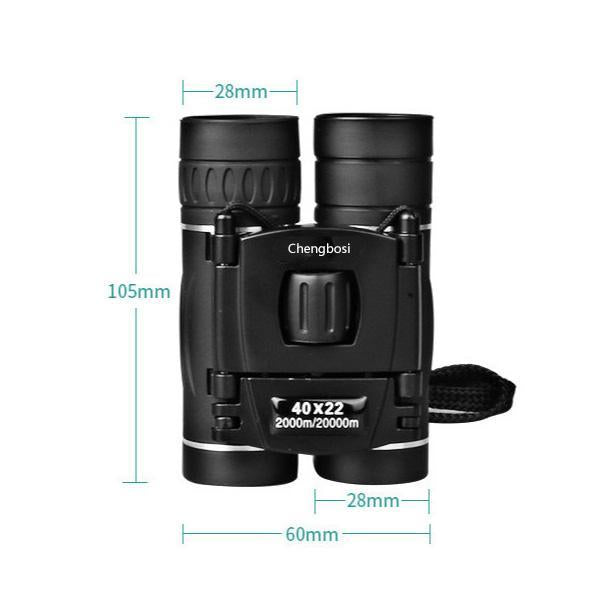 Compact HD Binoculars – 40x Zoom & Wide Field of View