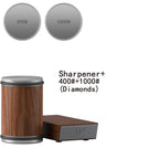 Efficient 2-in-1 Rolling Knife Sharpener Dual-Angle with Magnetic Knife Holder