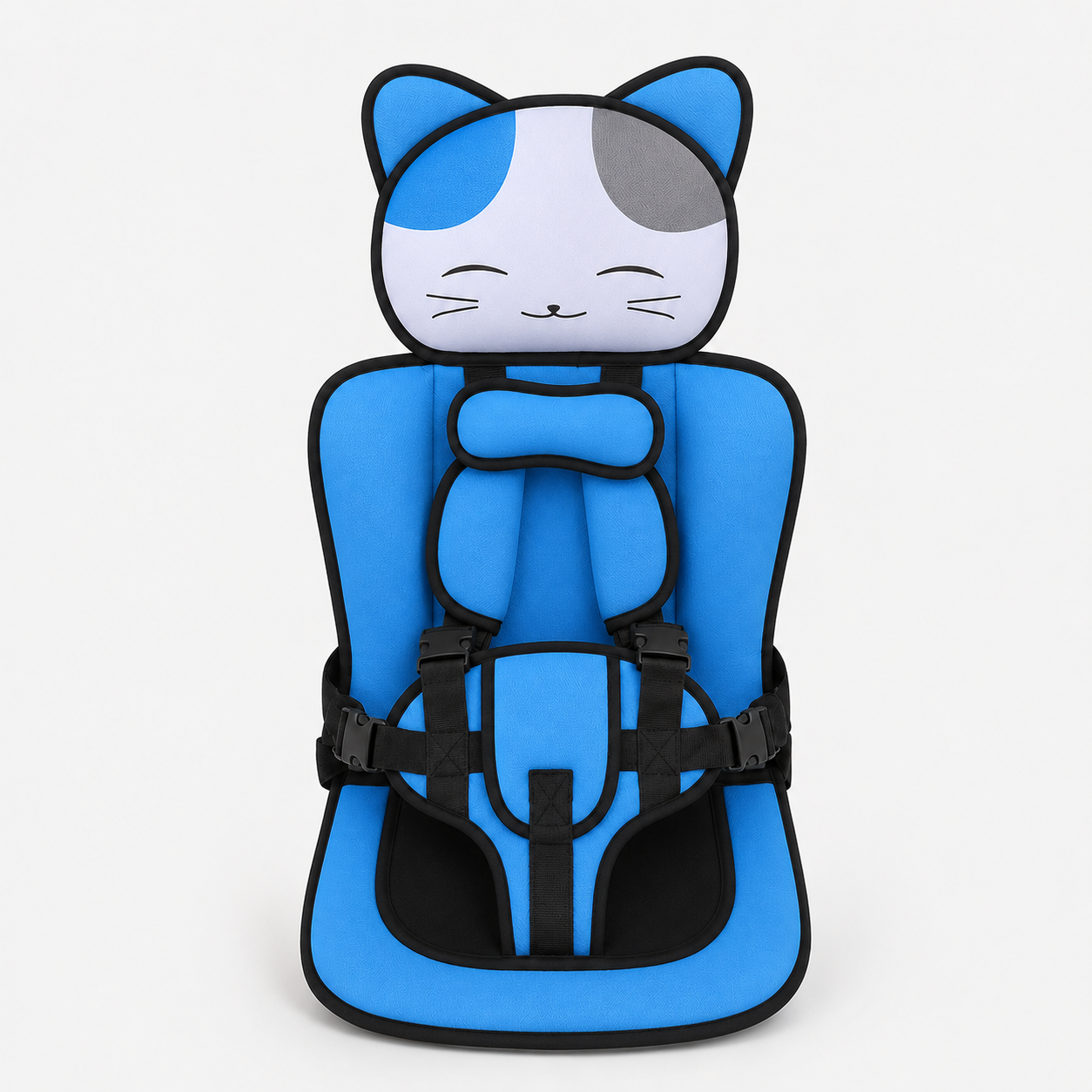 Cute Cat Kids Seat Cushion with Adjustable Straps