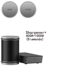 Efficient 2-in-1 Rolling Knife Sharpener Dual-Angle with Magnetic Knife Holder