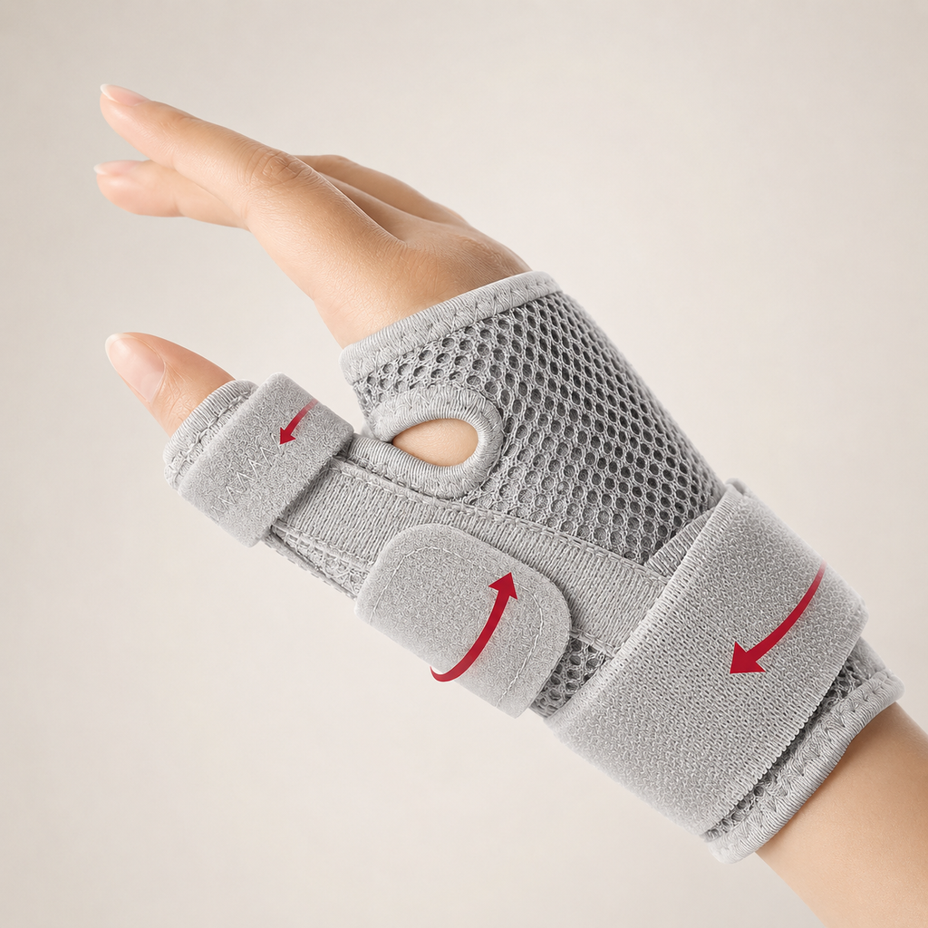 Adjustable Thumb & Wrist Stabilizer, Flexible Support Splint