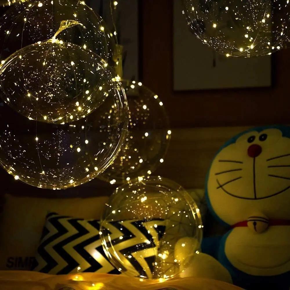 10 Pack LED Bobo Balloons Battery Operated - Image 3