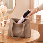 Cordless Hair Straightener Brush with LED Display