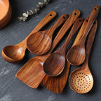 Eco‑Friendly Cooking Utensils Set Safe for Non‑Stick Cookware