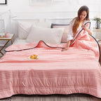Lightweight Breathable Cooling Blanket for Comfortable Sleep