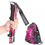 Foldable Adjustable Trekking Poles Lightweight Hiking Support
