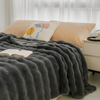 Reversible Textured Blanket for Sofa, Bed or Living Room