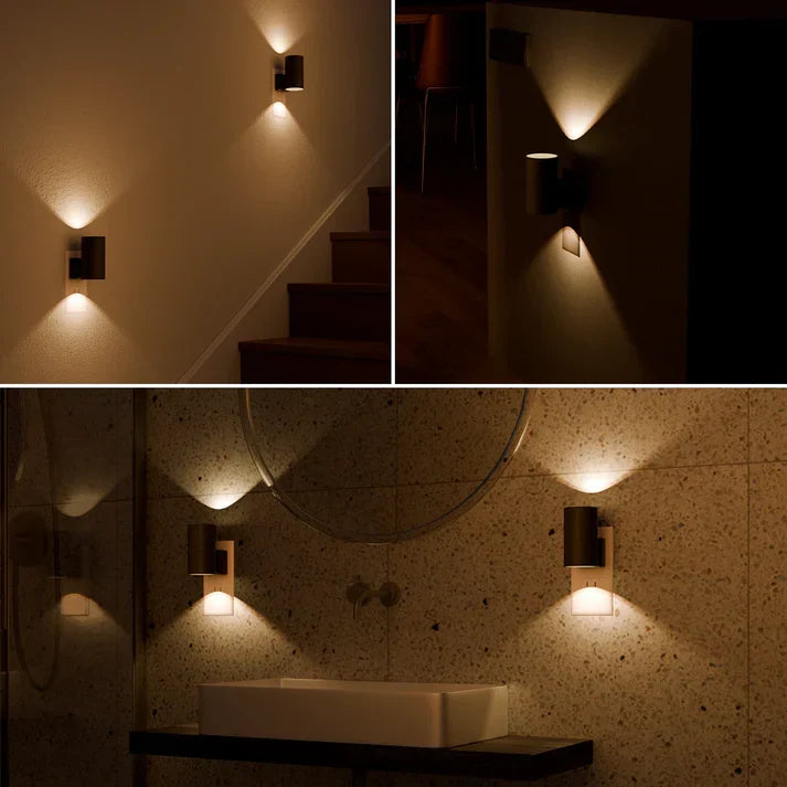 Plug In LED Wall Sconce Dusk to Dawn Sensor - Image 3