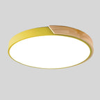 Minimalist Round LED Ceiling Light Modern Flush Mount Design