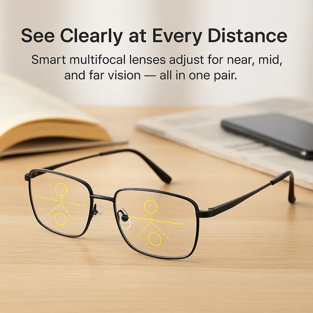 Photochromic Progressive Glasses with SOS‑Free Comfort