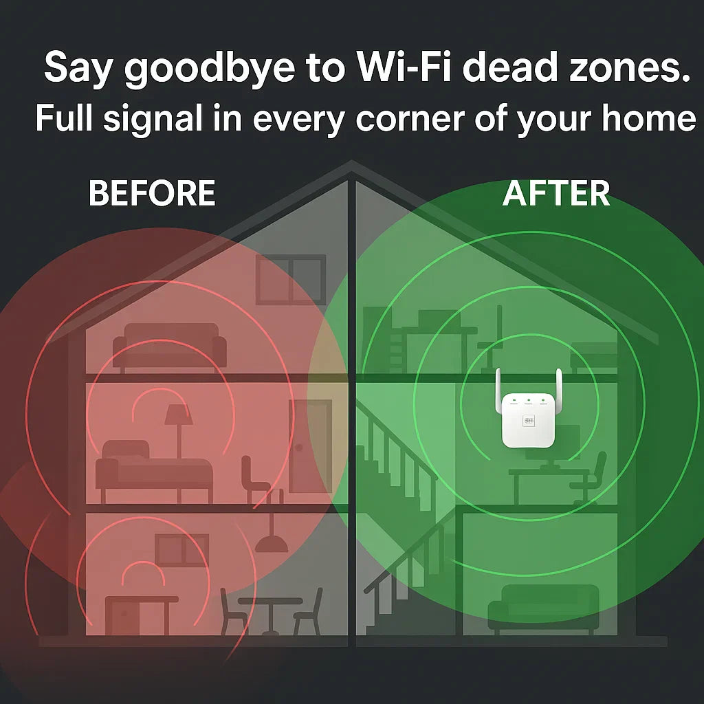 High‑Speed WiFi Signal Amplifier Reliable Whole‑Home Coverage
