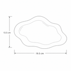 Elegant White Ceramic Jewelry Tray