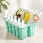 Silicone Ice Pop Mold with Sticks for Homemade Frozen Treats