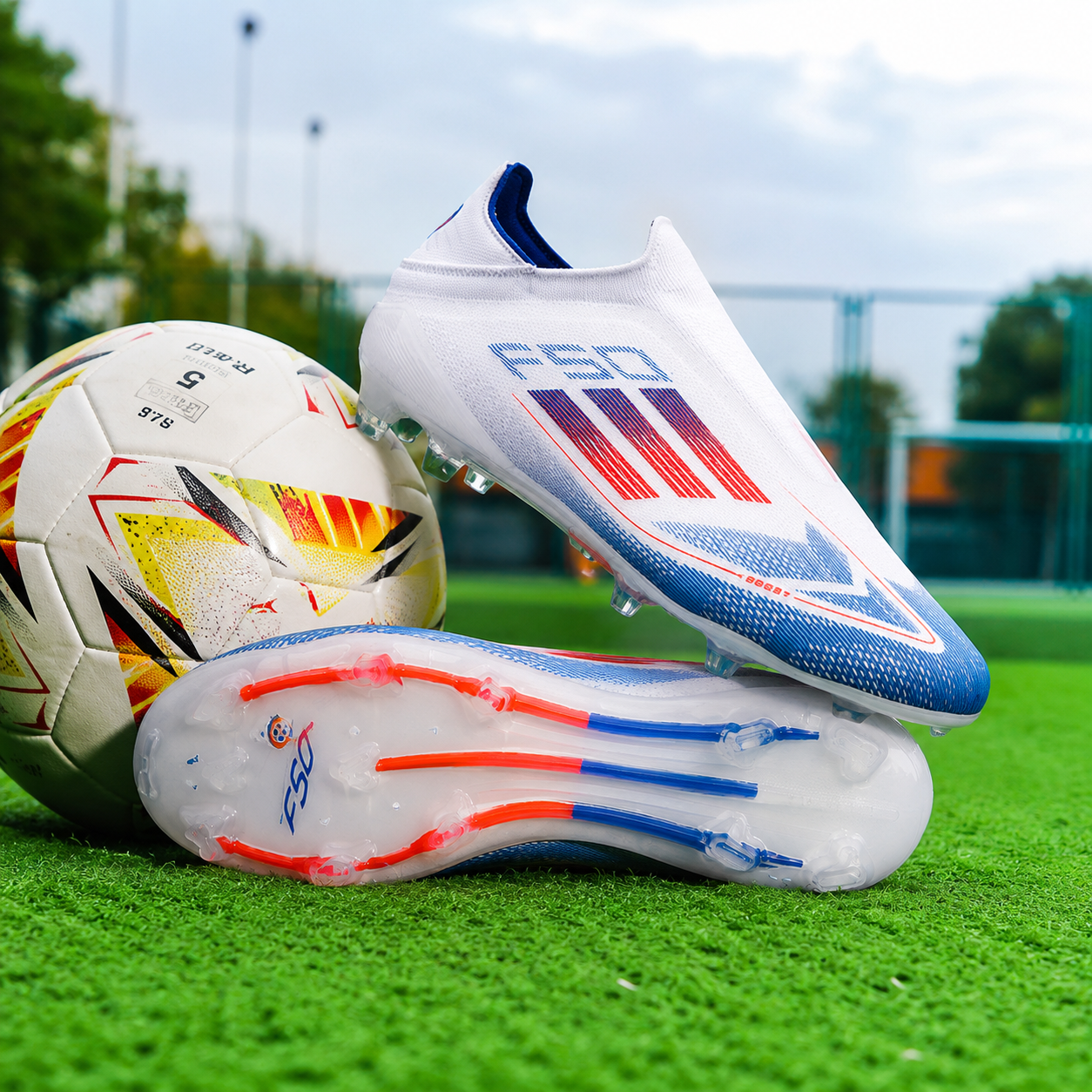 World Cup Soccer Cleats Football Boots Indoor Outdoor Play - Image 5