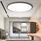 Sleek Round Bathroom Ceiling Light Slim Indoor LED Fixture