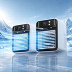 3-in-1 Portable Air Cooler Fan USB Mini Air Conditioner with Humidifier & Mist Spray