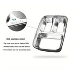 Stainless Steel Bento Lunch Box Airtight Compartments - Image 6