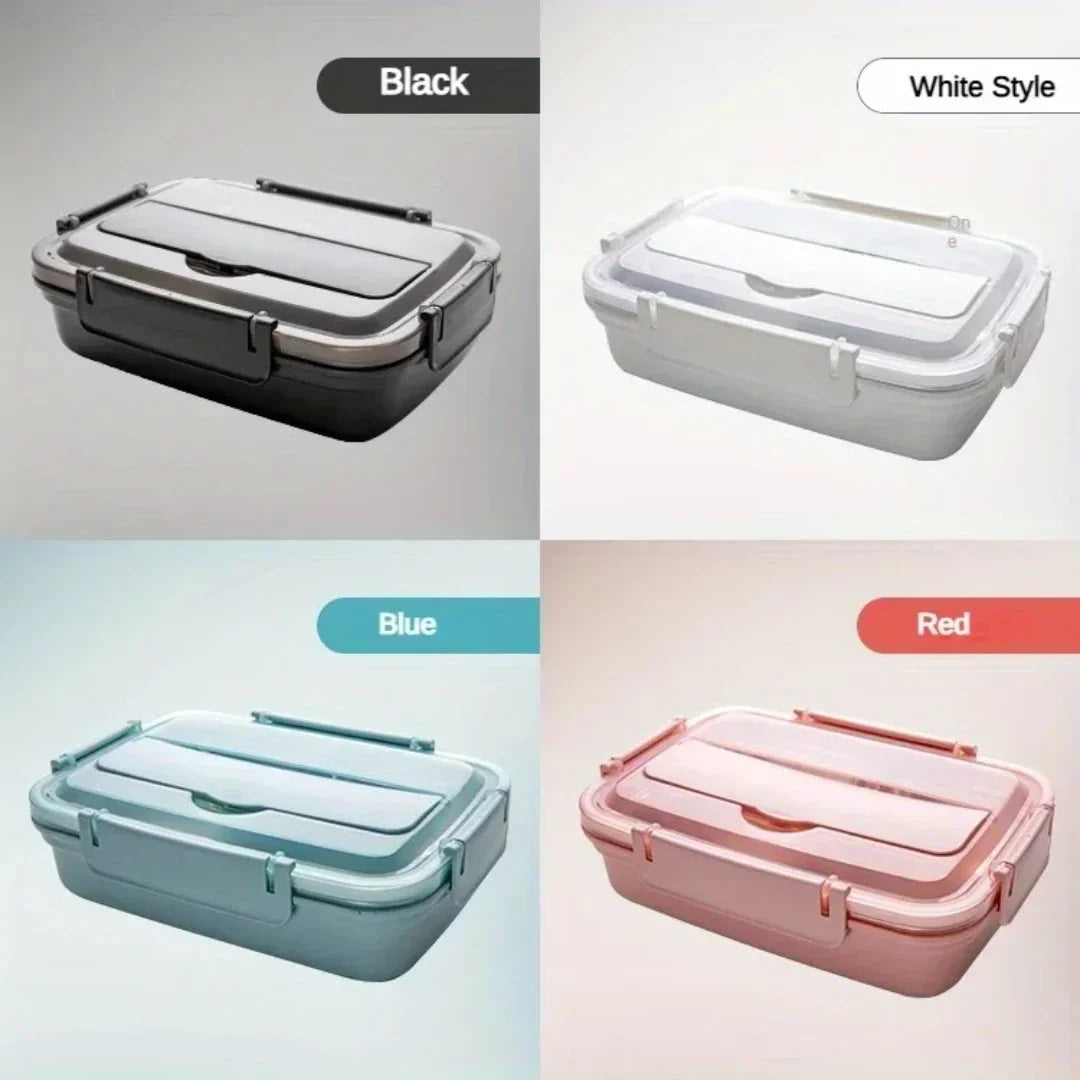 Stainless Steel Bento Lunch Box Airtight Compartments - Image 7