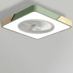 Bladeless Ceiling Light with Quiet Fan and Remote Control
