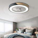 Bladeless Ceiling Light with Quiet Fan and Remote Control