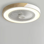 Bladeless Ceiling Light with Quiet Fan and Remote Control