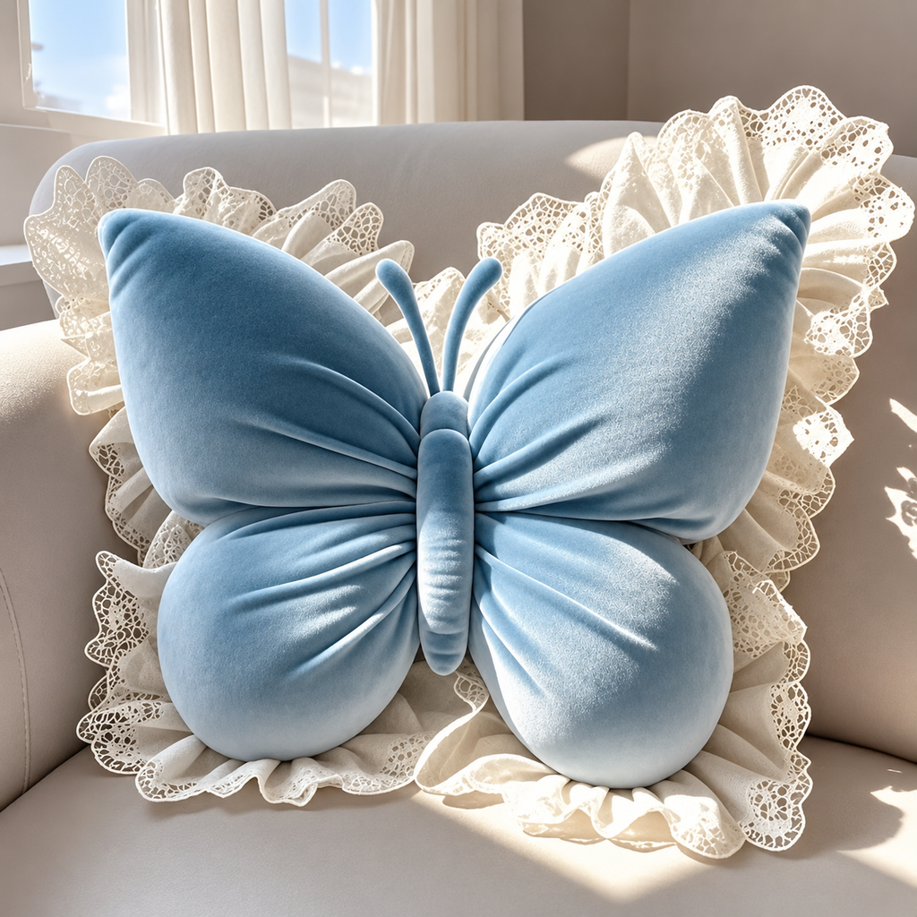 Butterfly Bow Decorative Pillow