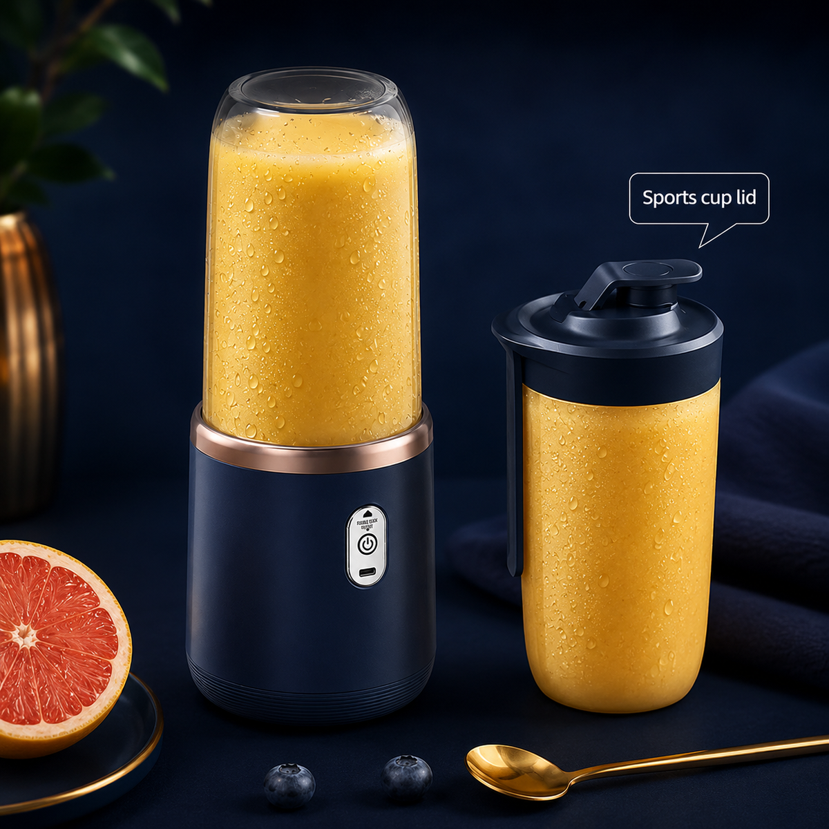 Bondilane — Portable USB Rechargeable Juicer Blender with 2 Cups
