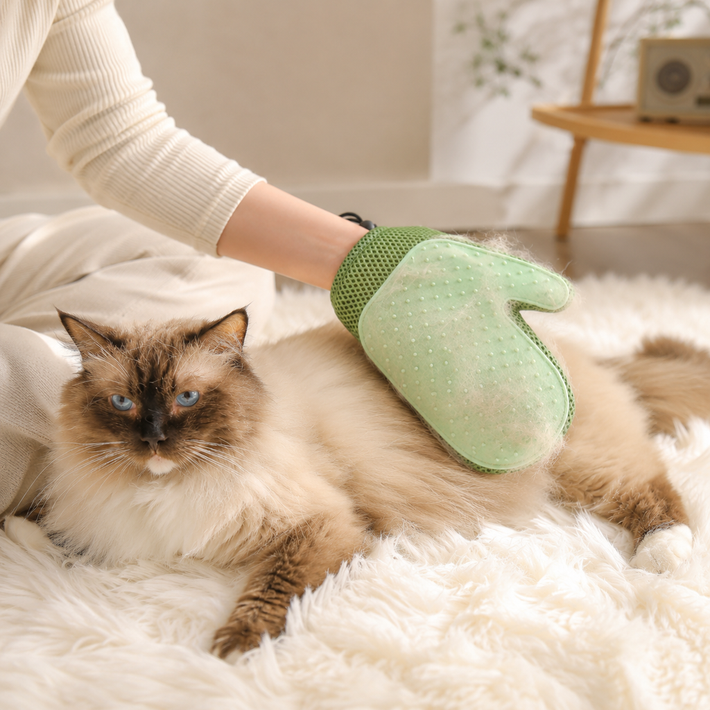 Bondilane — 2-in-1 Pet Grooming Gloves for Cats and Dogs