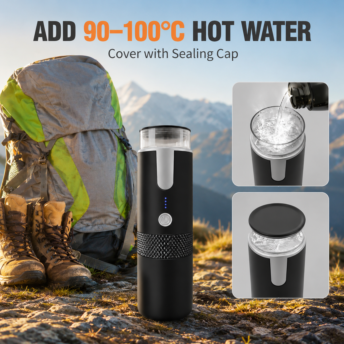Bondilane — Portable Espresso Maker for Capsules & Ground Coffee
