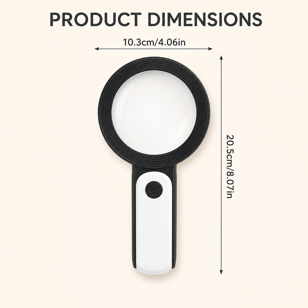 Bondilane — 30x Magnifying Glass for Seniors