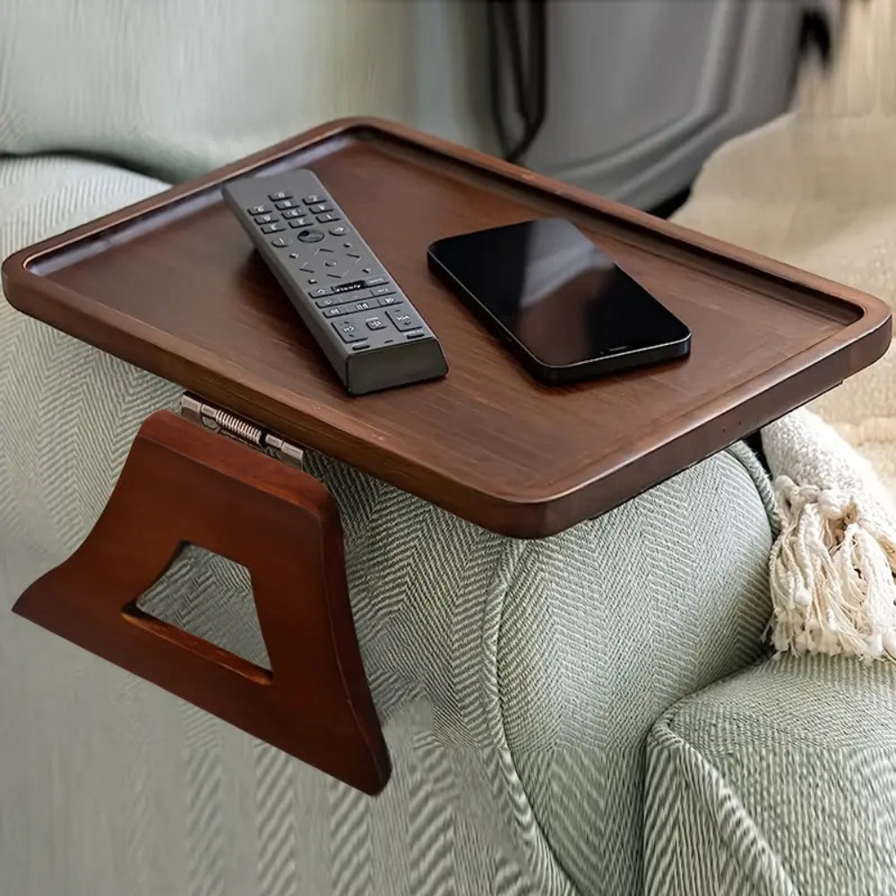Bondilane — Bamboo Clip-On Armrest Tray Table