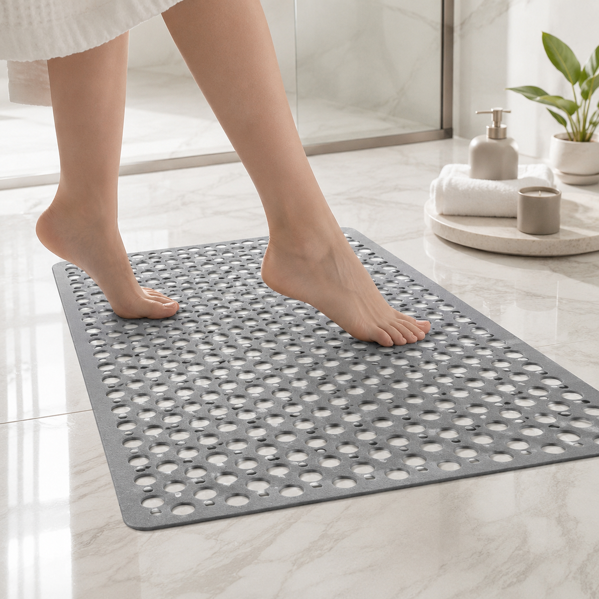 Bondilane — Non Slip Shower Mat with Drainage Holes