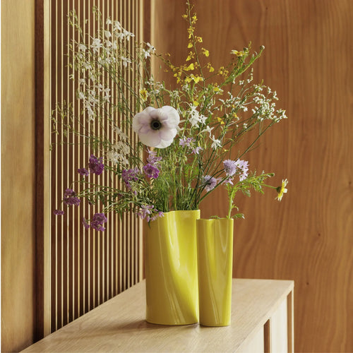 Bondilane — Artful Centerpiece Pinched Ceramic Sculptural Vase