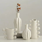 Bondilane — Artistic Textured Ceramic Decorative Chrysalis Flower Vase