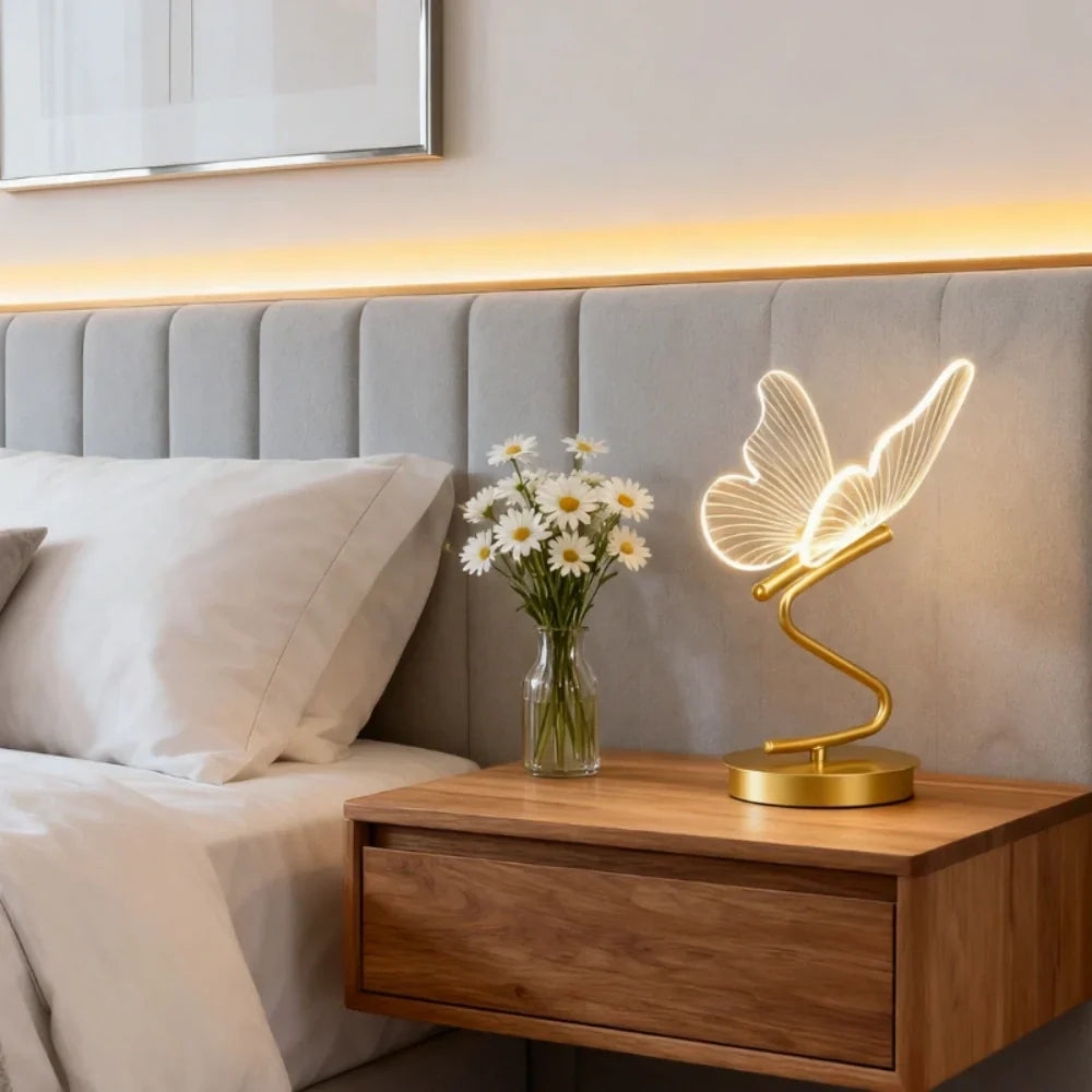 Bondilane — Atmospheric Versatile Butterfly Wings Table Lamp