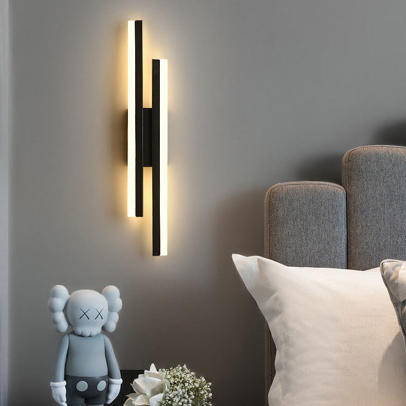 Bondilane — Modern Linear LED Wall Sconce 2 Light