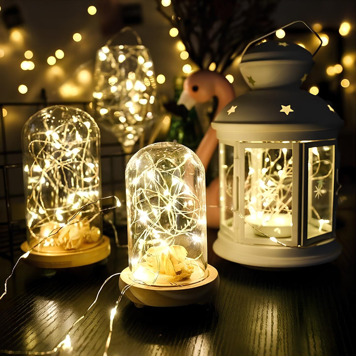 Bondilane — Bright Solar LED String Lights Outdoor Waterproof Garden Decor