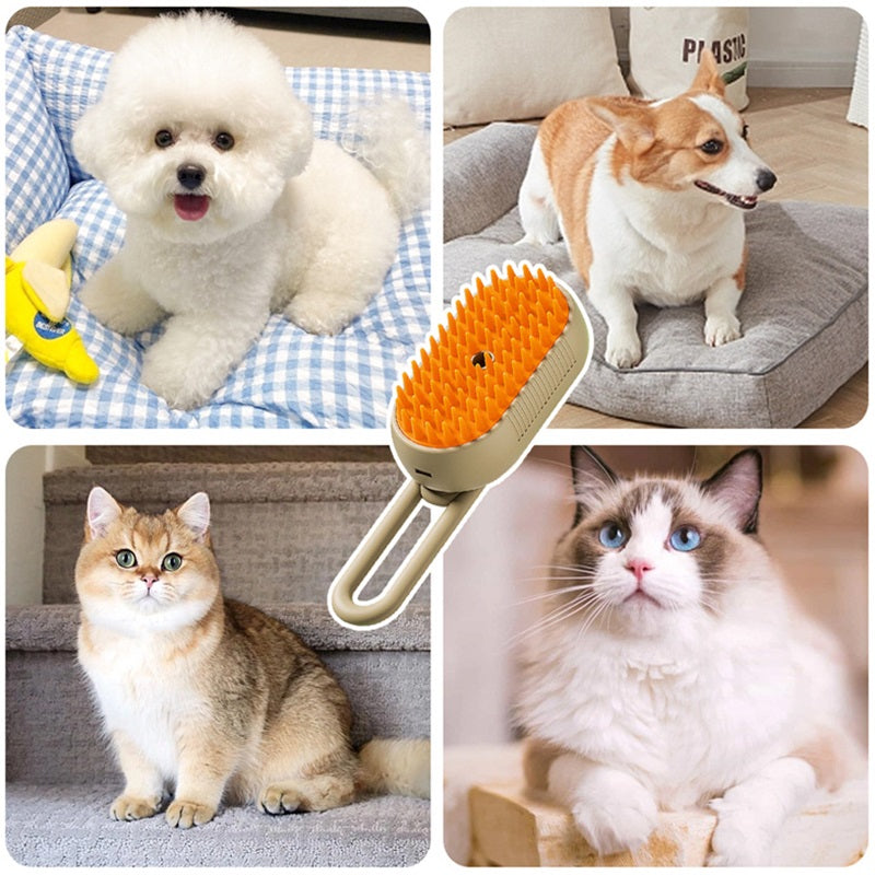 Bondilane — Pet Steam Brush for Cat and Dog Grooming