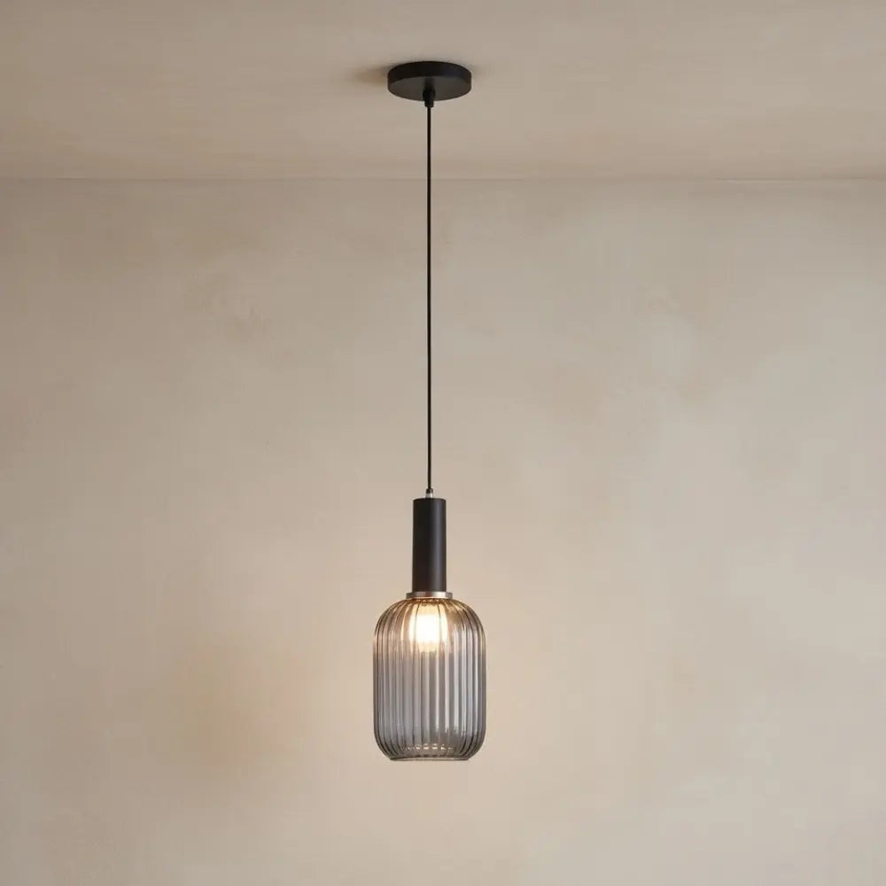 Bondilane — Retro Glass Wave Pendant Light