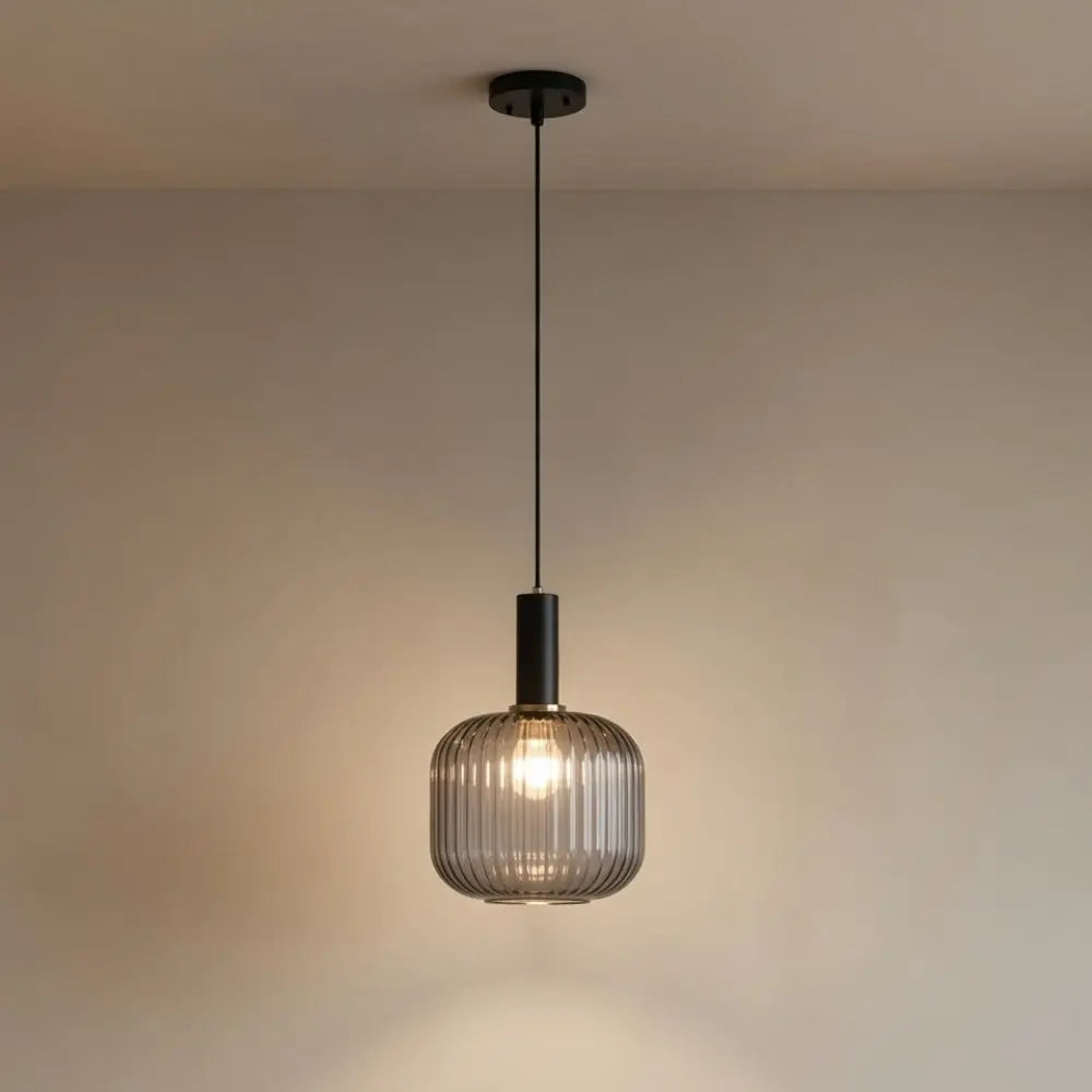 Bondilane — Retro Glass Wave Pendant Light