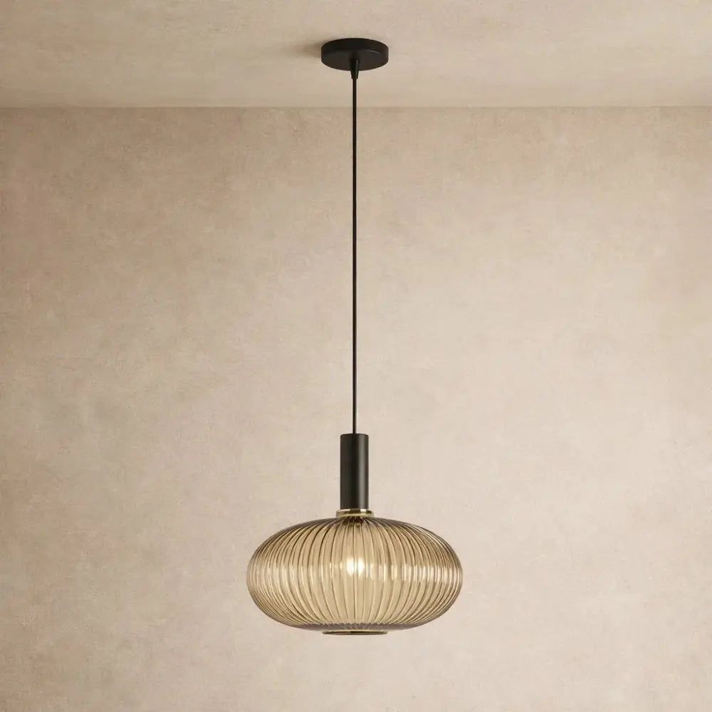 Bondilane — Retro Glass Wave Pendant Light