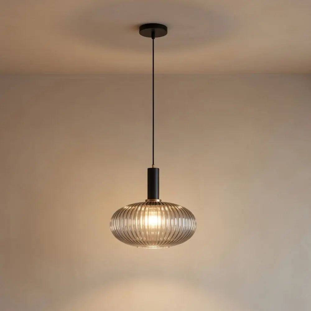 Bondilane — Retro Glass Wave Pendant Light