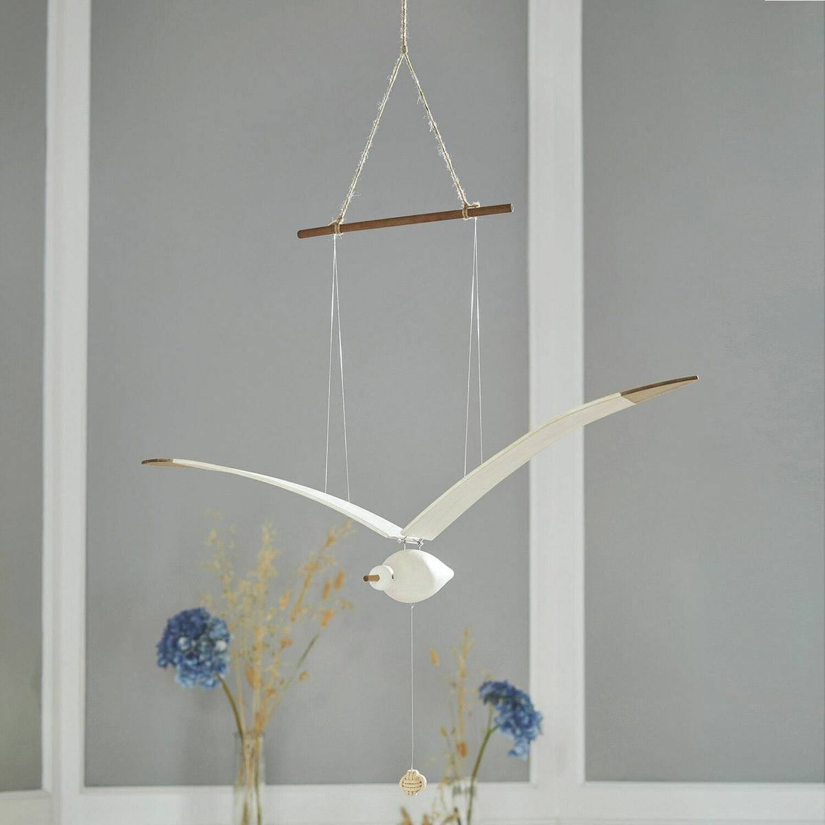 Bondilane — Coastal Drift Wooden Gull Ornament