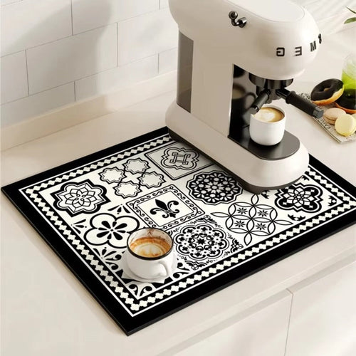 Bondilane — Coffee Bar & Sink Mat Absorbent & Stylish Pattern