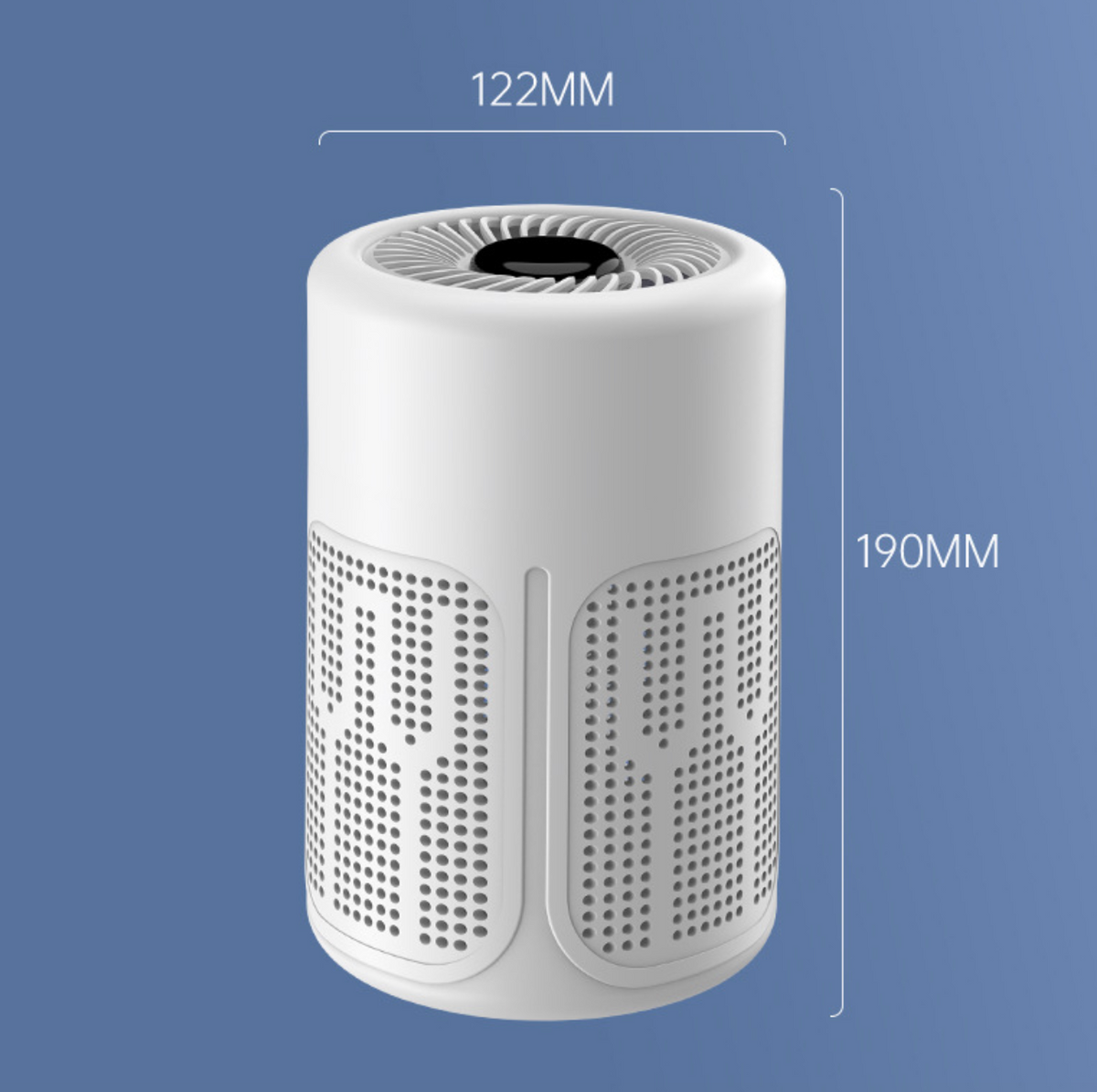 Bondilane — Compact Air Purifier Allergies Pet Hair Dust Quiet Bedroom Home