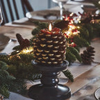 Bondilane — Cosy Artisan-inspired Flameless Pinecone LED Candles with Remote Timer