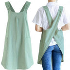 Bondilane — Cross‑Back Apron Dress Korean‑Inspired Minimalist Style
